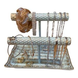 Jewelry Stand & costume jewelry bundle nwot